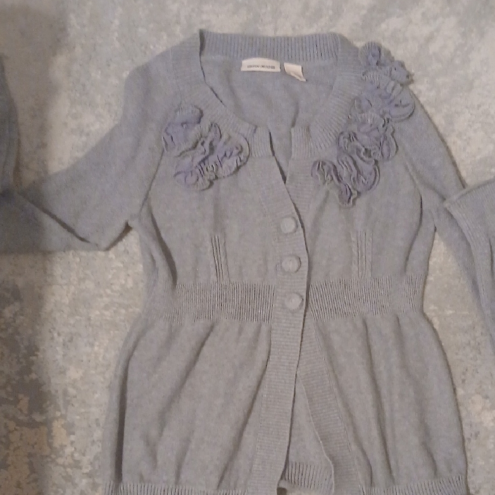 DYNY Grey Sweater Sz M